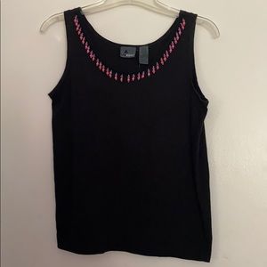 Lizwear Black Tank Top size small